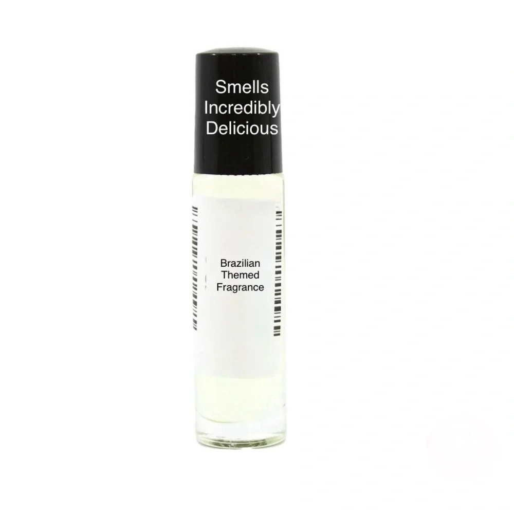 Brazilian Fragrance Oil 1/3 oz Glass Roll-On Bottle